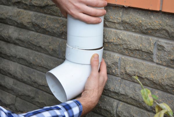 Drainage Downspout Repair in Warren