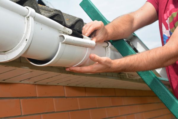 Large Gutter Repair in Warren