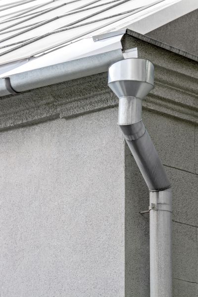 Galvanized Gutter Installation in Warren