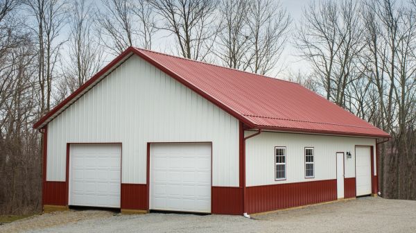 Barn Downspout Repair in Warren