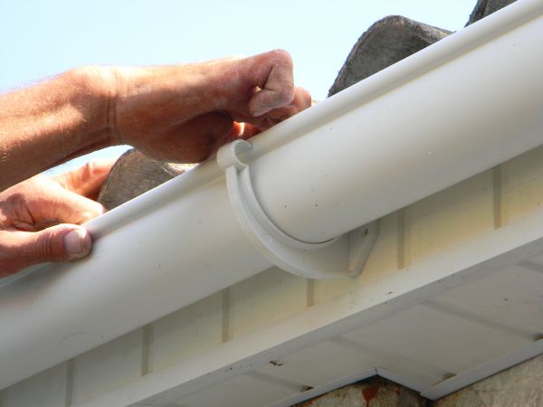 Plastic Gutter Repair in Warren