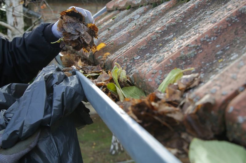 Gutter Cleaning Process